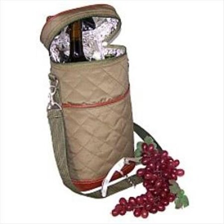 Picnic Gift Picnic Gift 2015-OL Brandy Two Bottles Carrier - Olive 2015-OL